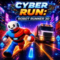 Play Cyber Run: Robot Runner 3D Now!