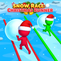 Play Snow Race Christmas Runner now!