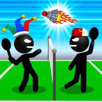 Play Stickman Sports Badminton now!