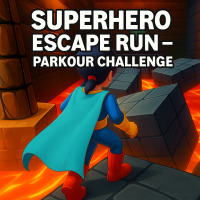 Play Superhero Escape Run – Parkour Challenge now!